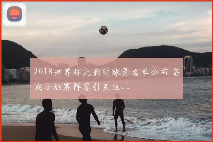 2018世界杯比利时球员名单公布 备战小组赛阵容引关注_1